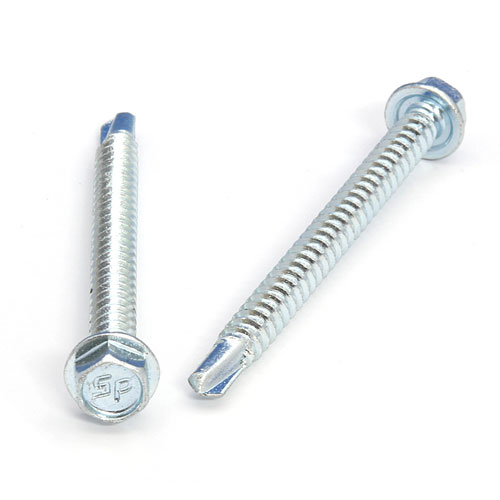 Strong-Point H1240 - Unslotted Indented Hex Washer Head, Zinc Plated ...